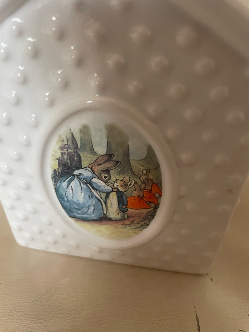 Vintage Beatrix Potter (Peter Rabbit) Ceramic Nursery or Tea / Sugar Set - 2001 - Picture 7 of 16